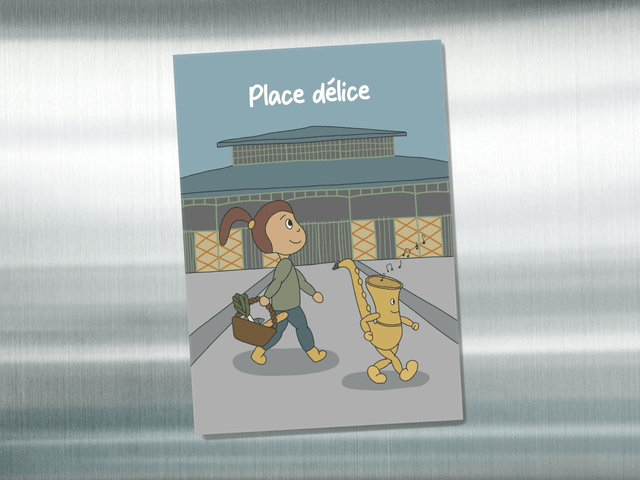 Magnet " Place délice "