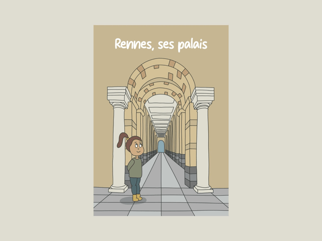 Magnet " Rennes, ses palais " 