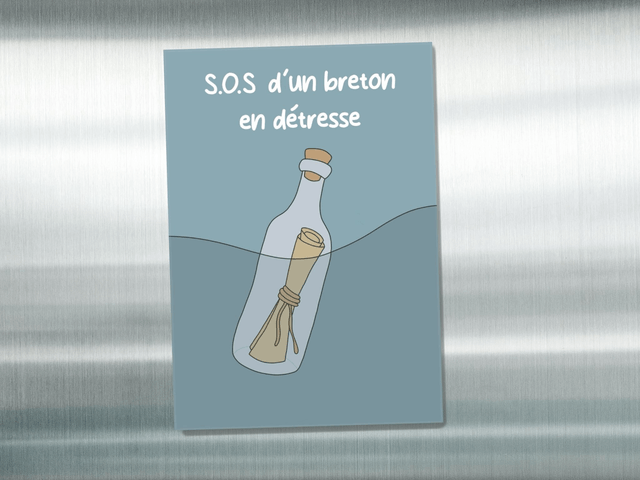 Magnet " S.O.S d'un breton en détresse  " 