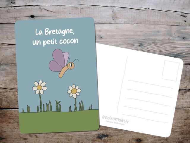 Carte postale " La Bretagne, un petit cocon "