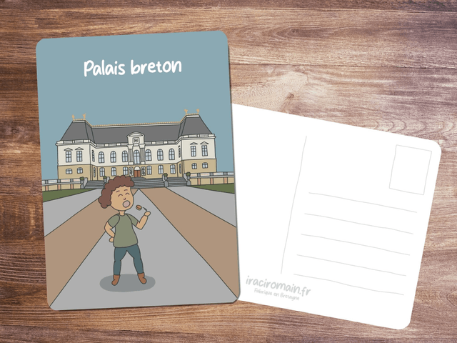 Carte postale " Palais breton " 