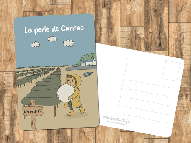 Carte postale " La perle de Carnac " 