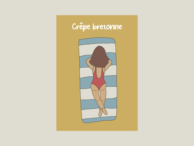 Magnet &quot; Crêpe bretonne &quot;